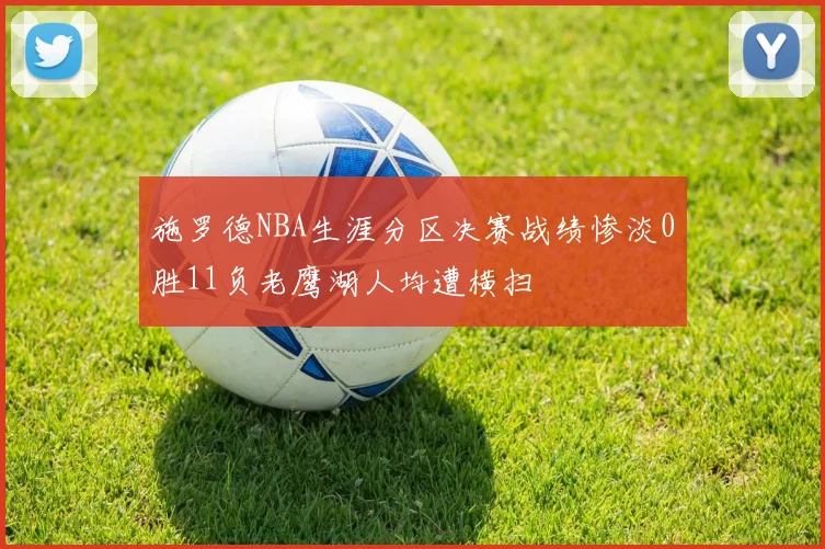 施罗德NBA生涯分区决赛战绩惨淡0胜11负老鹰湖人均遭横扫