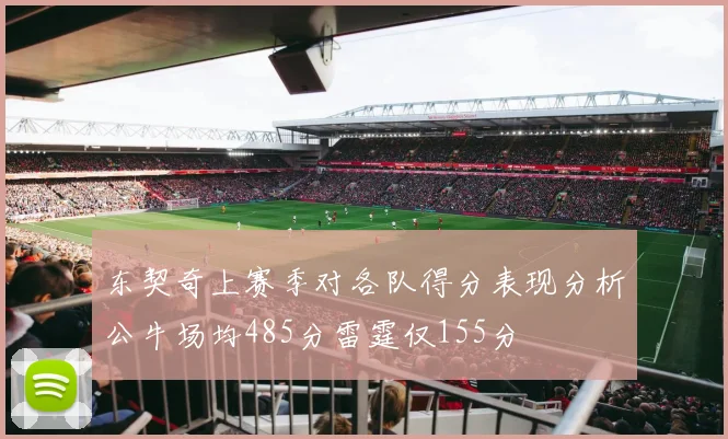 东契奇上赛季对各队得分表现分析公牛场均485分雷霆仅155分